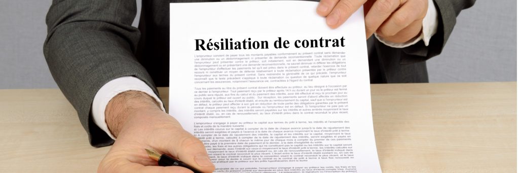 modèle lettre de résiliation aide à domicile