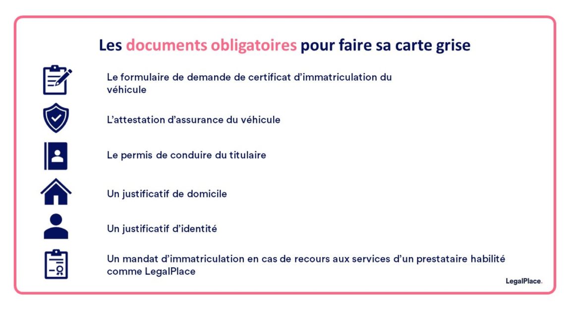 Les Documents Pour Carte Grise À Fournir